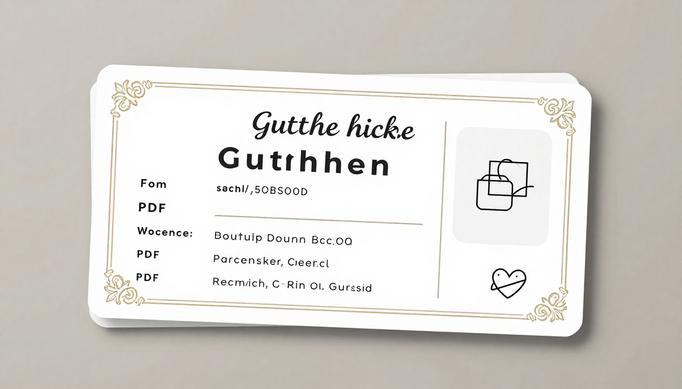 Gutscheine zum Ausdrucken PDF kostenlos